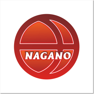 Nagano Prefecture Japanese Symbol Posters and Art